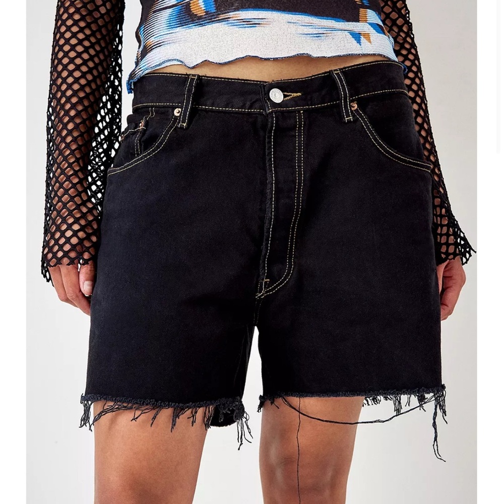 Urban Renewal Levis Vintage Black Denim Women Shorts NWT